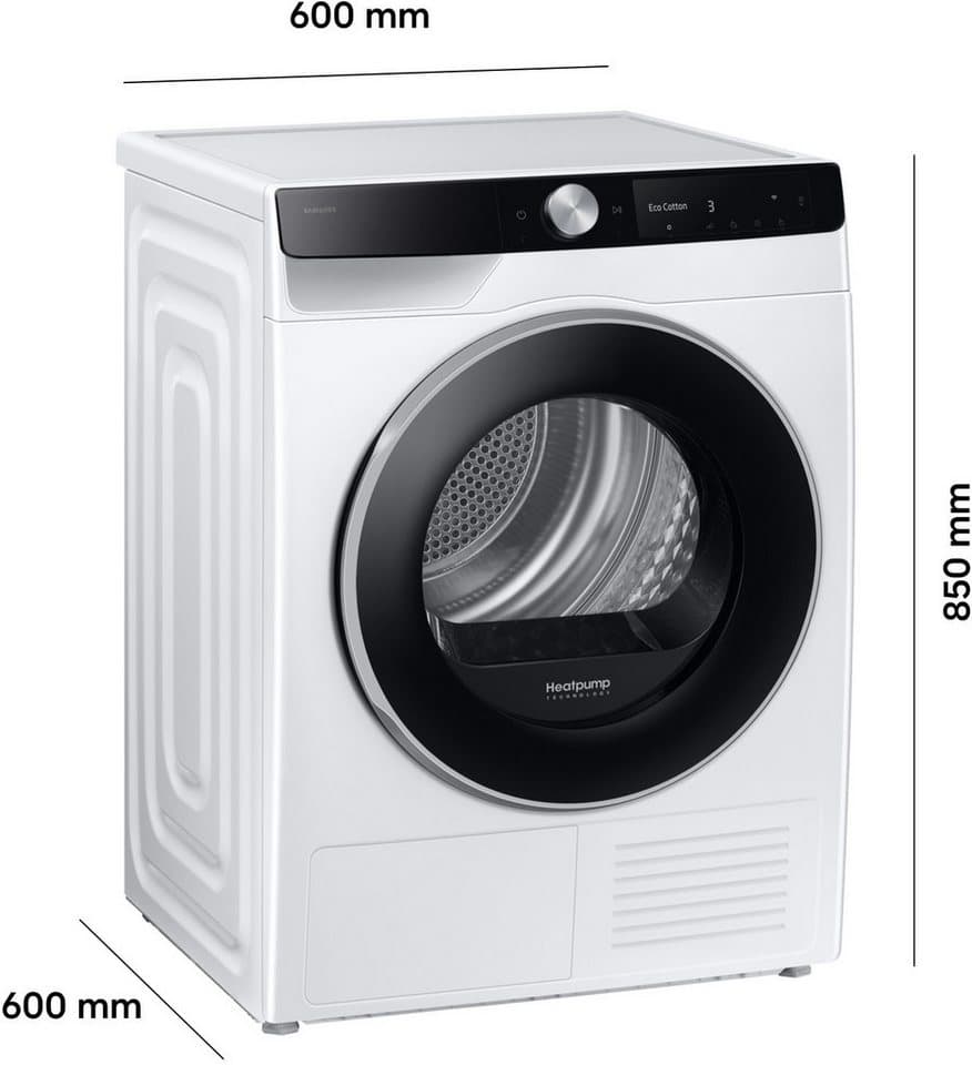 Samsung Wärmepumpentrockner DV6400D DV90DG6845LKU2, Klartext-Display - Einfache und komfortable Bedienung - Thumbnail 12