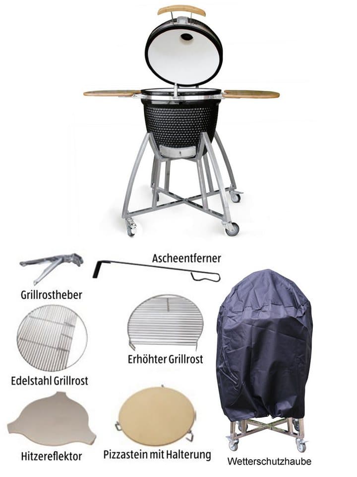 Buschbeck Keramikgrill Kamado, BxTxH: 130x72x121 cm - Thumbnail 12