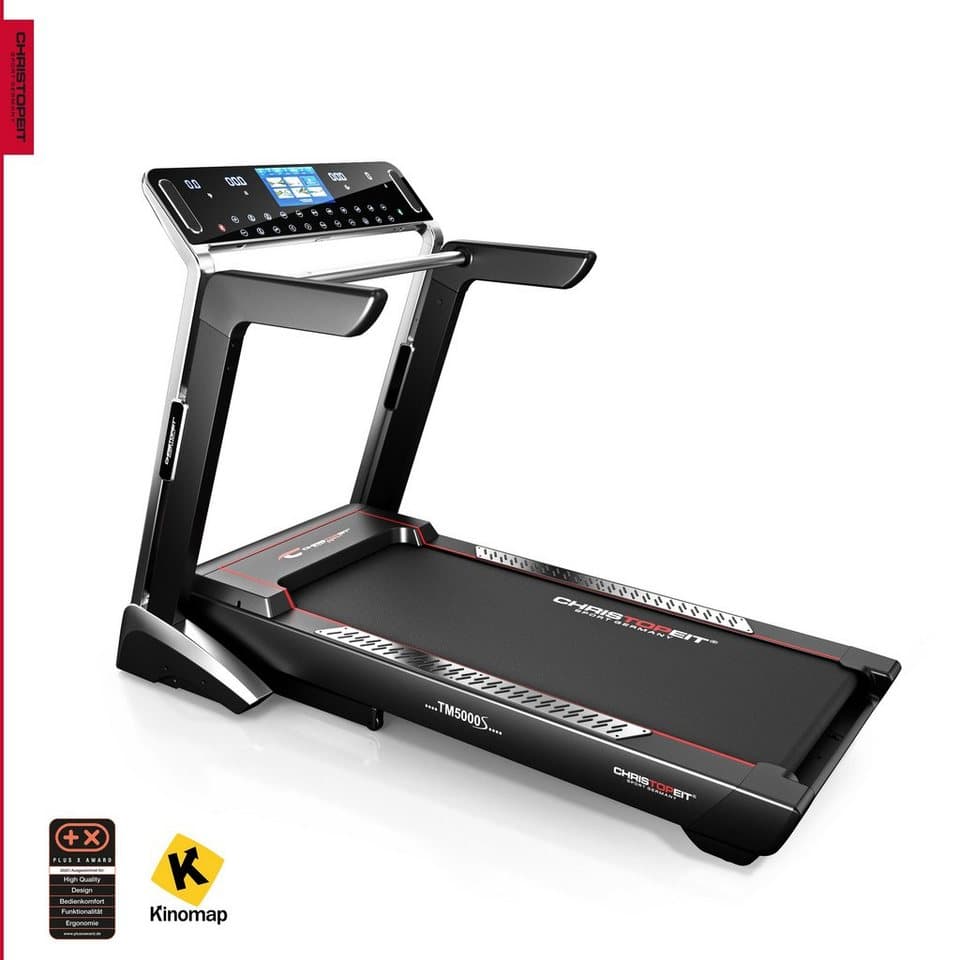 Christopeit Sport® Laufband TM 5000S (mit Soft-Drop Faltmechanismus), bis max. 22 km/h, klappbar, mit Steigung, 150 kg max. Benutzergewicht - Thumbnail 3