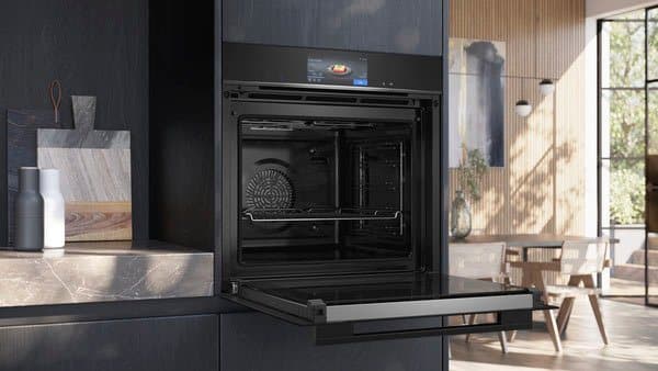 SIEMENS Pyrolyse Backofen iQ700 HB778G3B1, mit Teleskopauszug nachrüstbar, Pyrolyse-Selbstreinigung, cookControl Pro Funktion für automatische Gerichtzubereitungen - Thumbnail 4