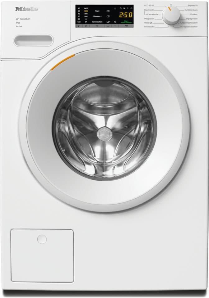 Miele Waschmaschine WSA123 WCS 8kg Active, 8 kg, 1400 U/min, Getestet auf 20 Jahre perfekte Wäschepflege, 25 Jahre Motorgarantie - Thumbnail 2