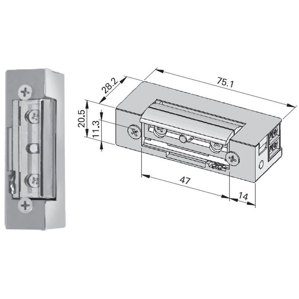SN DECO GROUP Haustür Serena, E-Öffner, Stoßgriff, Elektrischer Türöffner (E-Öffner) ROTO Typ 3RA verbaut - Thumbnail 5