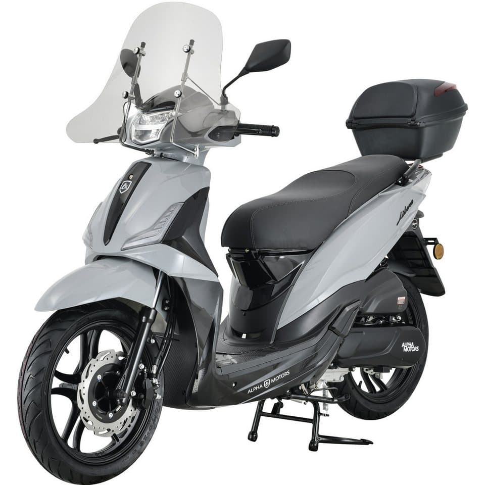 Alpha Motors Motorroller Motorroller Libero 125 ccm 90 km/h 16" inkl. Topcase und Windschild, 125 ccm, 90 km/h, Euro 5 - Thumbnail 2