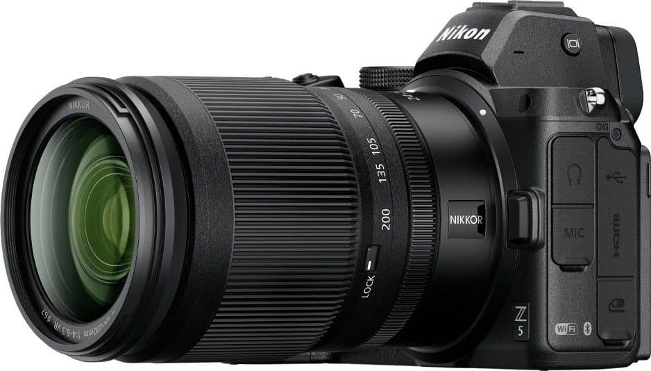 Nikon Z 5 KIT Z 24-200 mm 1:4.0-6.3 VR Systemkamera (24-200 mm 1:4.0-6.3 VR, 24,3 MP, Bluetooth, WLAN (WiFi) - Thumbnail 6