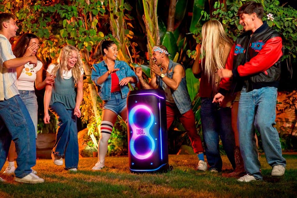 JBL PARTYBOX 720 Party-Lautsprecher (Bluetooth, 800 W, dynamische Lichtshow,15 Std. Akku (opt), IPX-4,Auracast Multi-Speaker) - Thumbnail 18