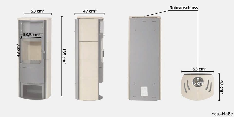 HARK Kaminofen »Opera B Grande«, 7 kW, Dauerbrand - Thumbnail 7