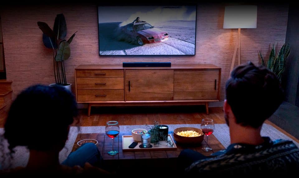Bose Set: Smart Soundbar+Bass 500+Rear Speaker Soundbar Stereo (Bluetooth, WLAN, 40 W) - Thumbnail 8