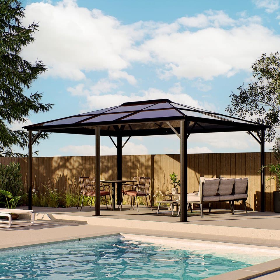 Sojag Pavillon Gazebo Meridien, (Set), BxT: 365x485 cm, mit Moskitonetzen - Thumbnail 8