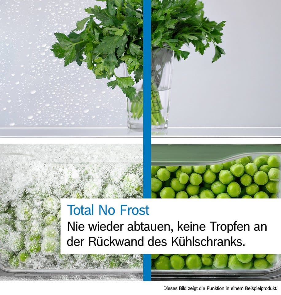 BOSCH Kühl-/Gefrierkombination Serie 4 KGN362LAF, 186 cm hoch, 60 cm breit, Länger frisch dank VitaFresh XXL & kein Abtauen mehr - Thumbnail 4