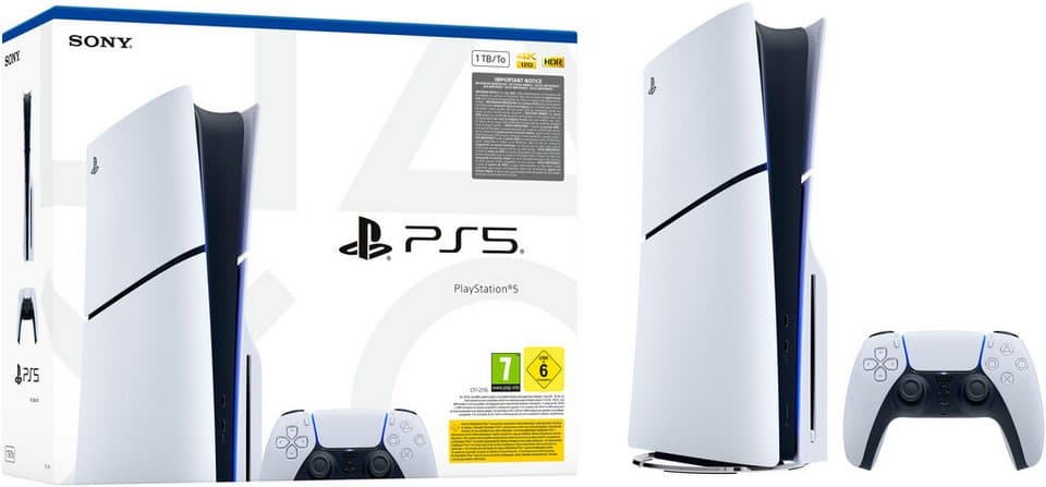 PlayStation 5 PS5 Disk Edition (Slim) + Star Wars Outlaws 1TB - Thumbnail 7