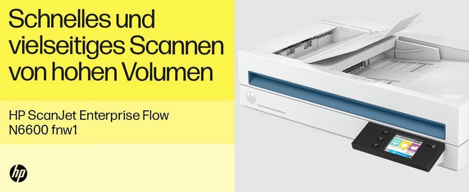 HP ScanJet Enterprise Flow N6600 fnw1 Scanner, (WLAN (Wi-Fi), LAN (Ethernet), Wi-Fi Direct) - Thumbnail 12