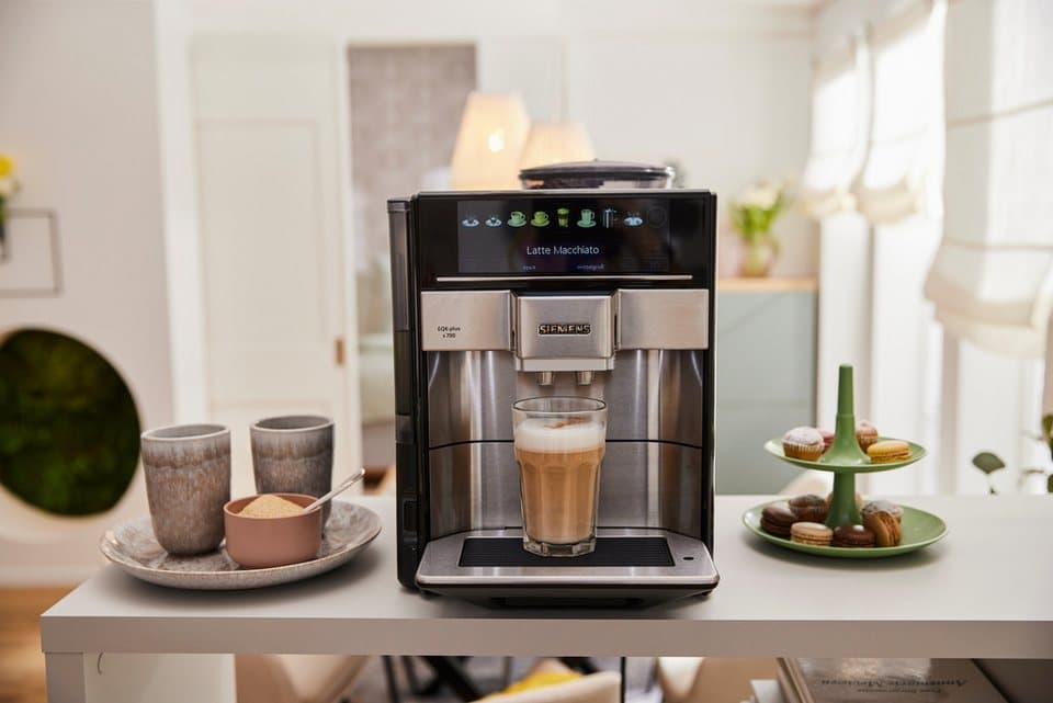 SIEMENS Kaffeevollautomat EQ6 plus s700 TE657503DE, Doppeltassenfunktion, Keramikmahlwerk, viele Kaffeespezialitäten, automatische Dampfreinigung, edelstahl - Thumbnail 11