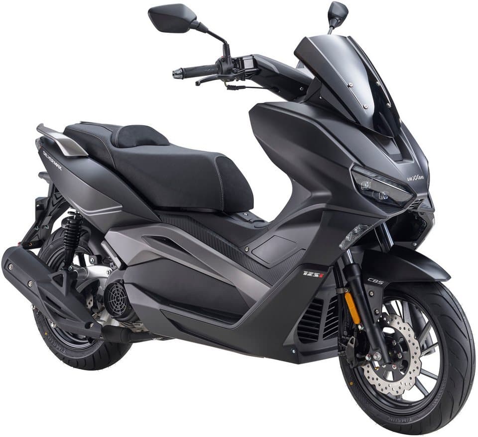 Luxxon Motorroller Silvermax 125 (85 km/h), E5+, Maxi-Scooter, matt-anthrazit, 125 ccm, 85 km/h, Euro 5+, Euro 5+, Windschild, CBS, USB-Anschluss, Maxi-Scooter, Keyless Go - Bild 1