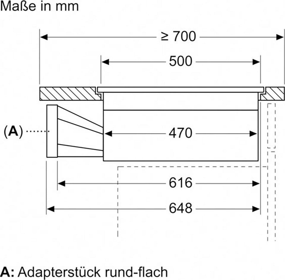 NEFF Kochfeld mit Dunstabzug N 50 V58NBS1L0, Combi Induction für große Töpfe & extrem effiziente Absaugleistung - Thumbnail 22