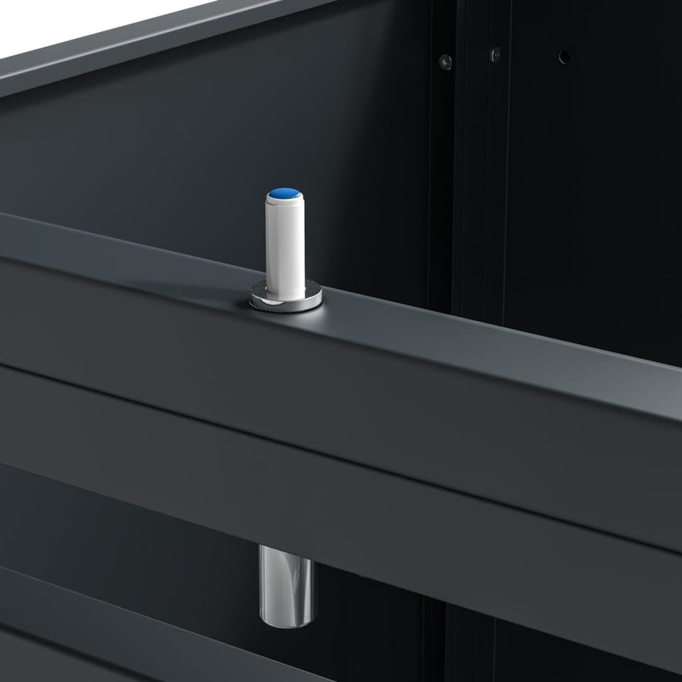 WESTMANN Mülltonnenbox Lacina, Platz für 5 Mülltonnen je 240 L, BxHxT: 332x80x116 cm - Thumbnail 4