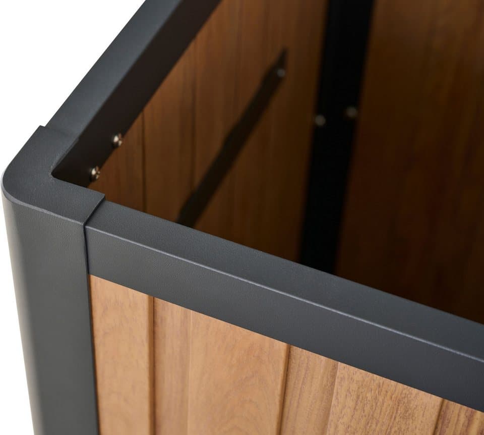 Siena Garden Kissenbox, Gestell aus Aluminium, 135x59x75cm woodlook - Thumbnail 11