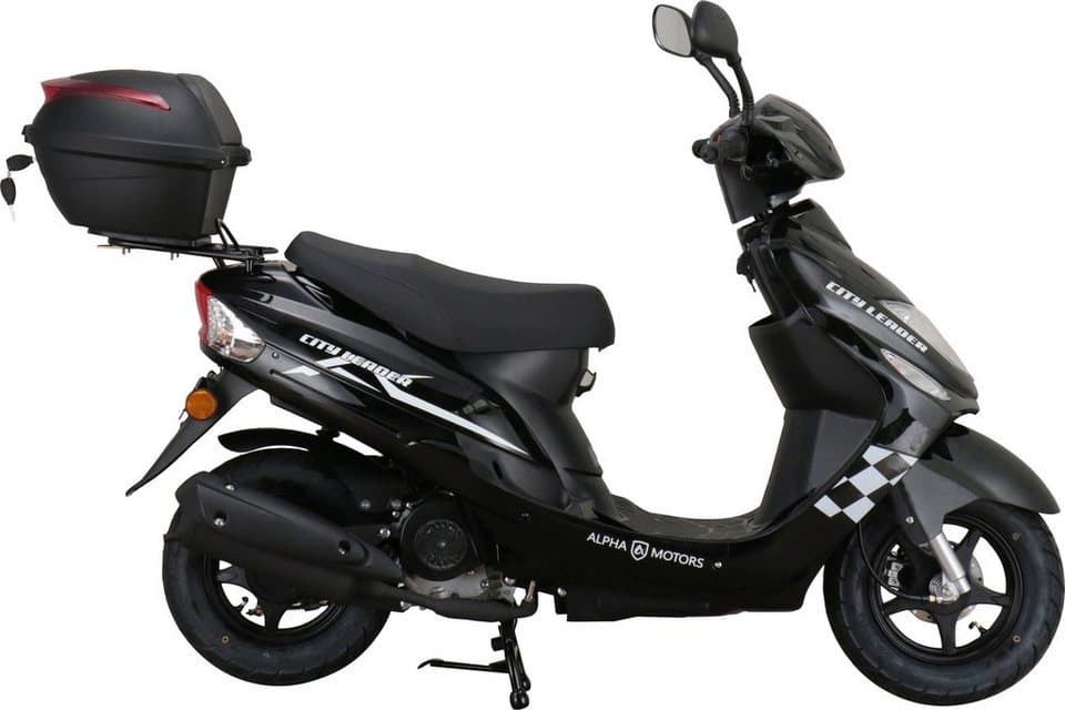 Alpha Motors Motorroller CityLeader, 50 ccm, 25 km/h, Euro 5, inkl. Topcase - Thumbnail 3