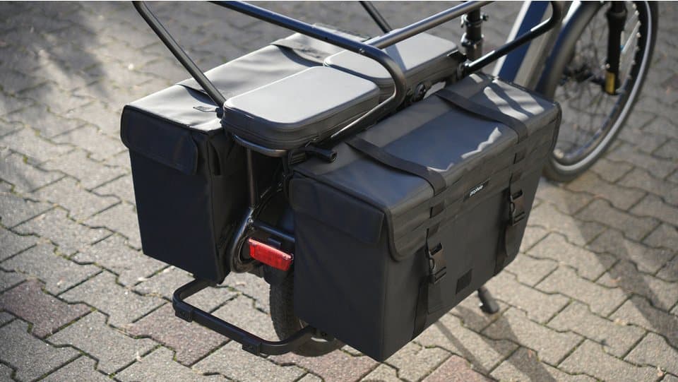 Prophete E-Bike Lastenrad Longtail - Urbanicer 4.0 inkl. 2 Sitzpolster, 9 Gang Shimano Cues Schaltwerk, Kettenschaltung, Mittelmotor, 720 Wh, Heck-Gepäckträger bis 80kg Zuladung, 10 Jahre Garantie auf den Rahmen - Thumbnail 27