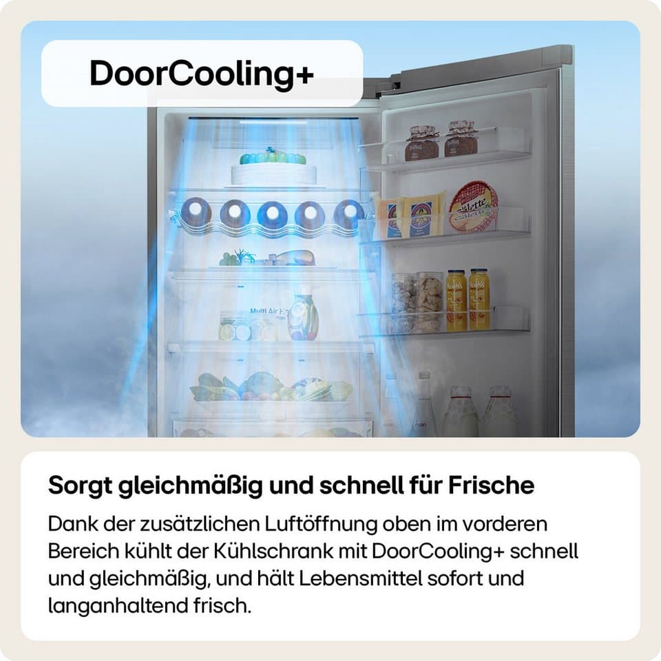 LG Multi Door GMG761EPAE, 178,7 cm hoch, 83,5 cm breit, InstaView®, DoorCooling+® - Thumbnail 21