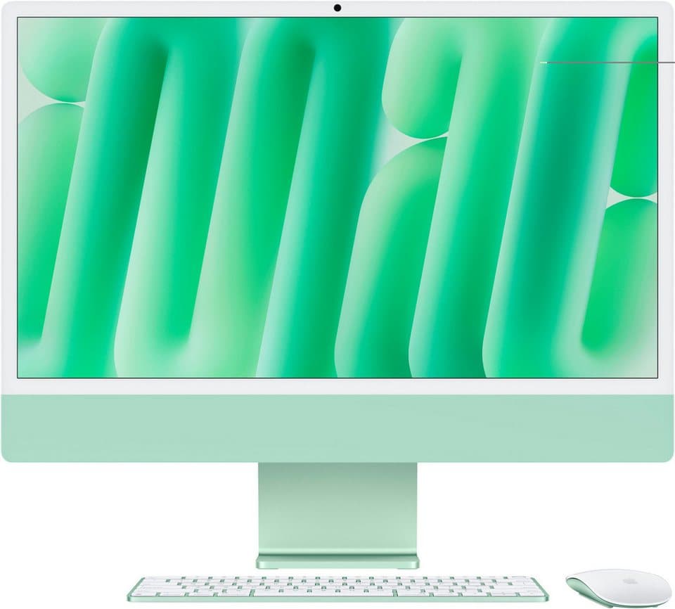 Apple iMac 24" iMac (24 Zoll, Apple Apple M4 M4, 10‑Core GPU, 16 GB RAM, 512 GB SSD, Luftkühlung) - Bild 1
