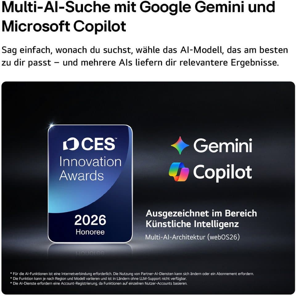 LG OLED83G67LW OLED-Fernseher (210 cm/83 Zoll, 4K Ultra HD, Smart-TV) - Thumbnail 18