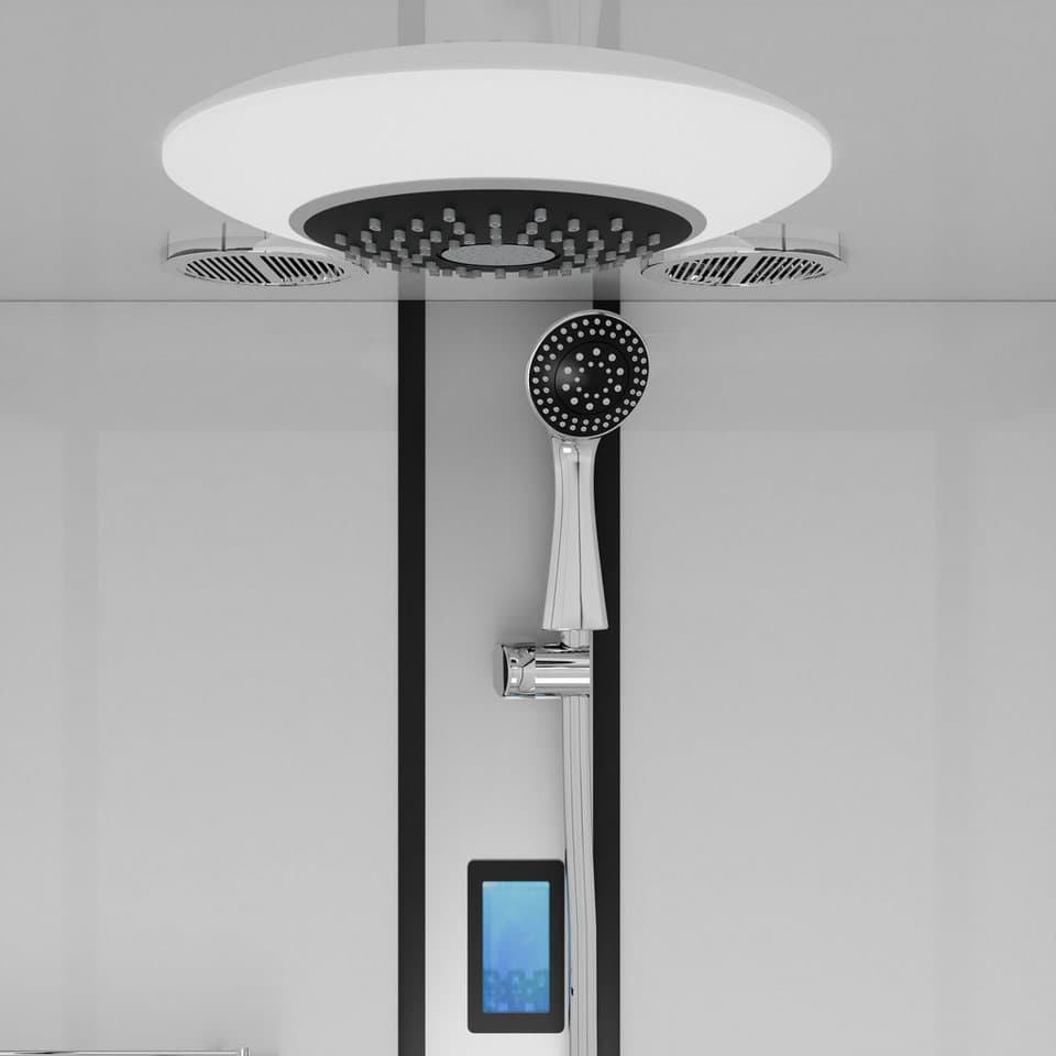 Sanotechnik Komplettdusche BOSTON, BxT: 120x90 cm, Einscheibensicherheitsglas - Thumbnail 5