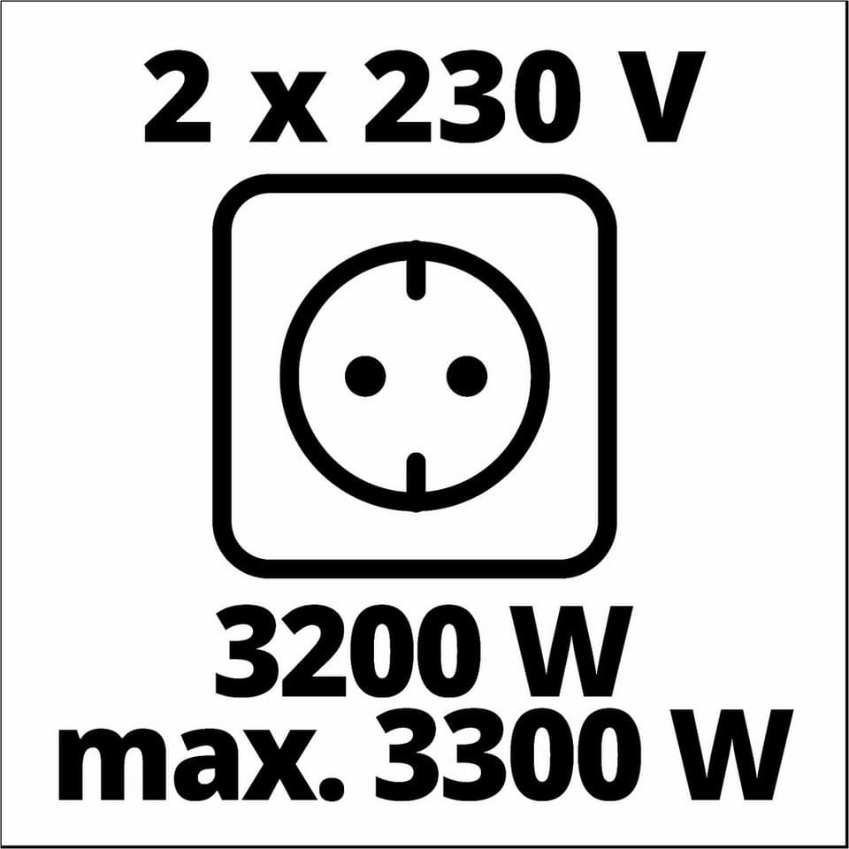 Einhell Stromerzeuger TE-IG 3500, mit 2 230-V-Steckdosen, 2 USB-Anschlüssen und 1 12-V-Anschluss - Thumbnail 10