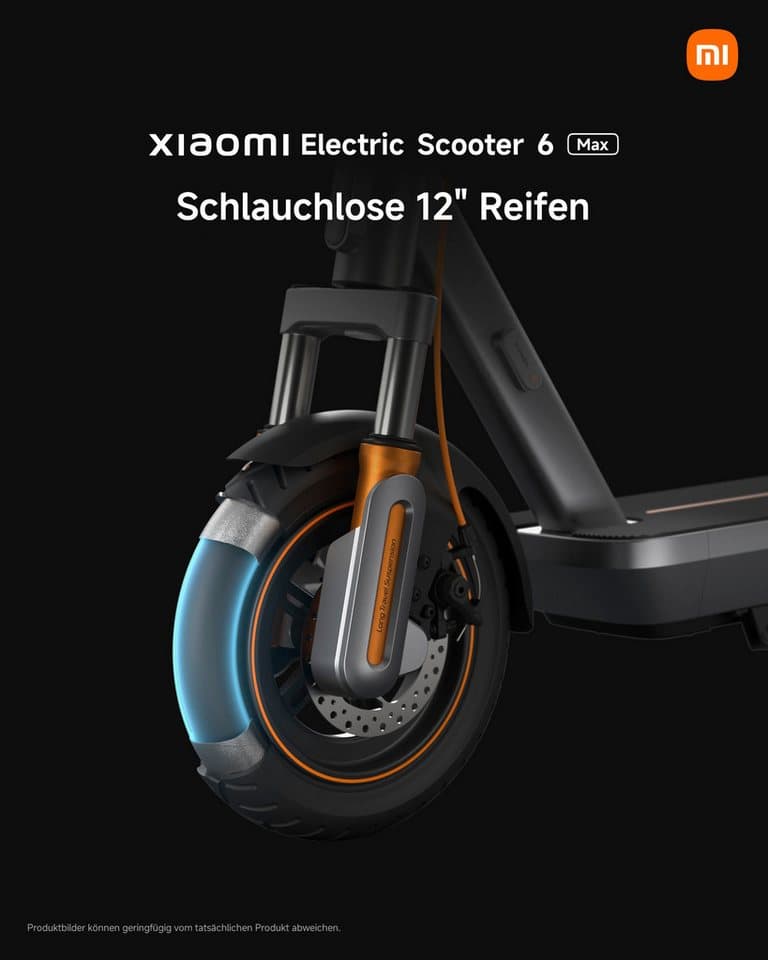 Xiaomi E-Scooter Electric Scooter 6 Max DE, 20 km/h - Thumbnail 3
