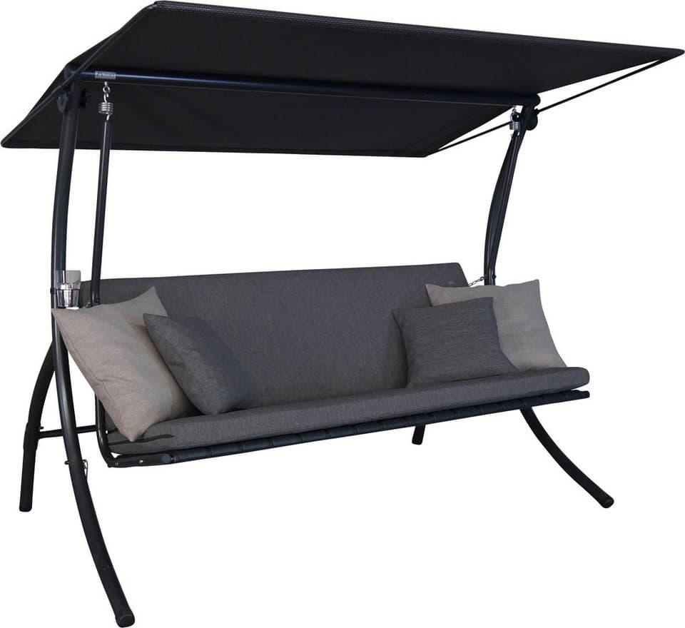 Angerer Freizeitmöbel Hollywoodschaukel Motion Smart stone, 3-Sitzer, Bettfunktion - Bild 1