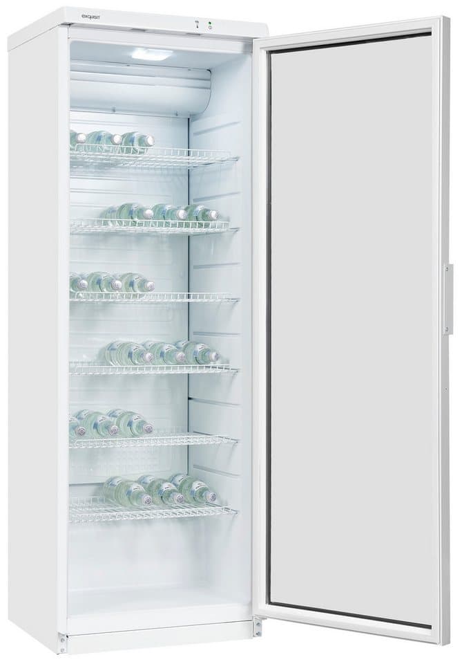 exquisit Getränkekühlschrank GKS350-1-GT-280D weiss, 173 cm hoch, 60 cm breit, 6 robuste Gitterablagen zur Lagerung von Flaschen oder Getränkekisten - Thumbnail 5