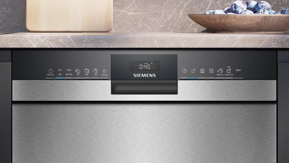 SIEMENS Unterbaugeschirrspüler iQ300 SN43ES28AE, 13 Maßgedecke, Made in Germany, flexible Körbe & Schubladen, Spülturbo varioSpeed - Thumbnail 3