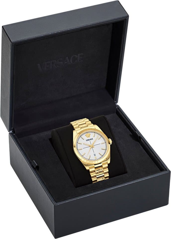 Versace Quarzuhr MILLENYIUM GENT VE0G00625, Armbanduhr, Herrenuhr, Swiss Made, Edelstahlarmband, analog, Datum - Thumbnail 4