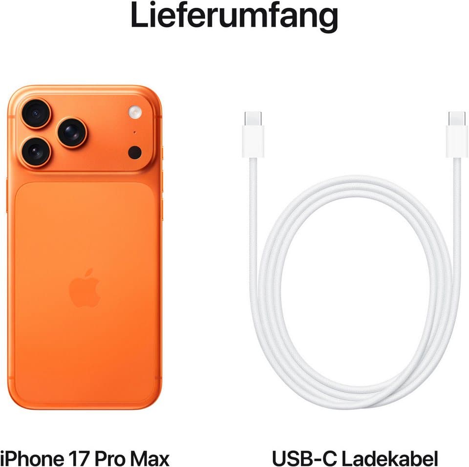 Apple iPhone 17 Pro Max Smartphone (17,4 cm/6,9 Zoll, 256 GB Speicherplatz, 48 MP Kamera) - Thumbnail 8