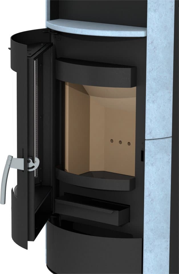 Fireplace Kaminofen »Piacenza Speckstein«, Exklusiv, Lieferung bis ins Wohnzimmer, 6,7 kW, Zeitbrand, mit verriegelbarer Holzlagerfachtür - Thumbnail 7