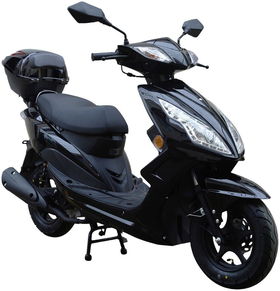 GT UNION Motorroller GT3 25, 49,6 ccm, 25 km/h, Euro 5, (Set, mit Topcase), Luftgekühlter Motor - Bild 1