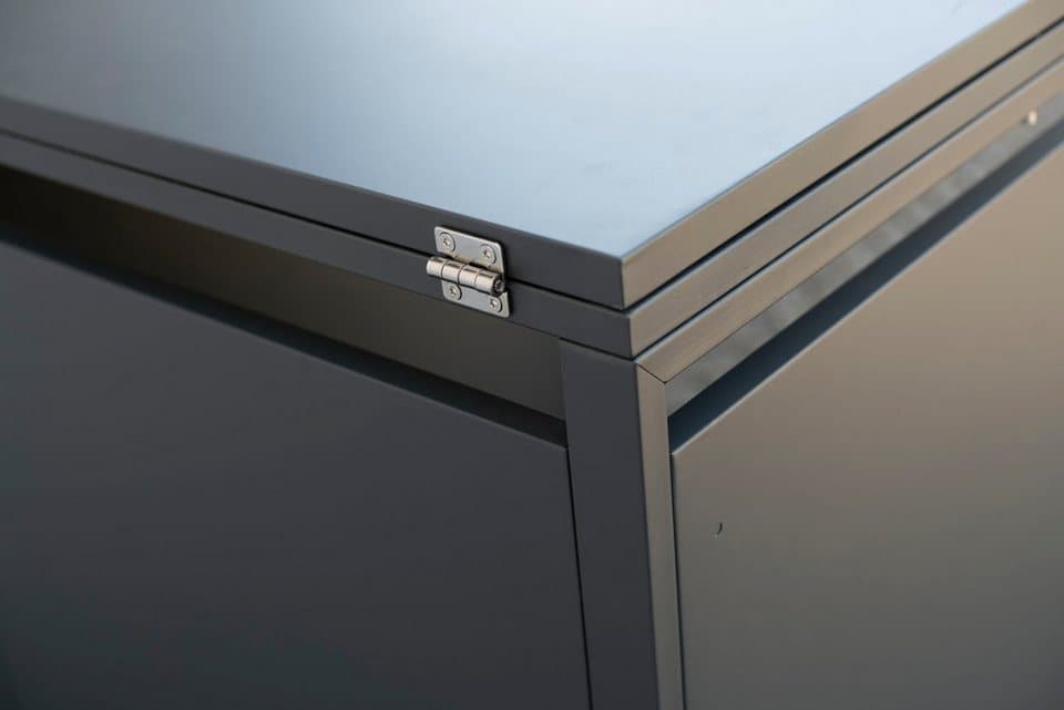 WESTMANN Mülltonnenbox Kubus, Platz für 3x240 L Mülltonnen - Thumbnail 11