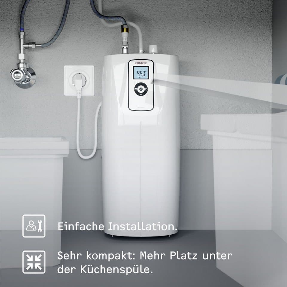 STIEBEL ELTRON Kochendwassergerät HOT 2.6 N Premium + 3in1 c (chrom), max. 95 °C, Set mit Heißwassergerät und speziellem Wasserhahn für die Küche - Thumbnail 6