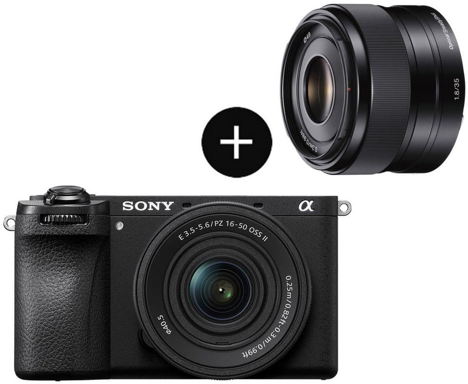 Sony Set: SELP18105G Objektiv + ILCE6700B Systemkamera (SELP18105G, 26 MP, WLAN (Wi-Fi), Bluetooth) - Bild 1