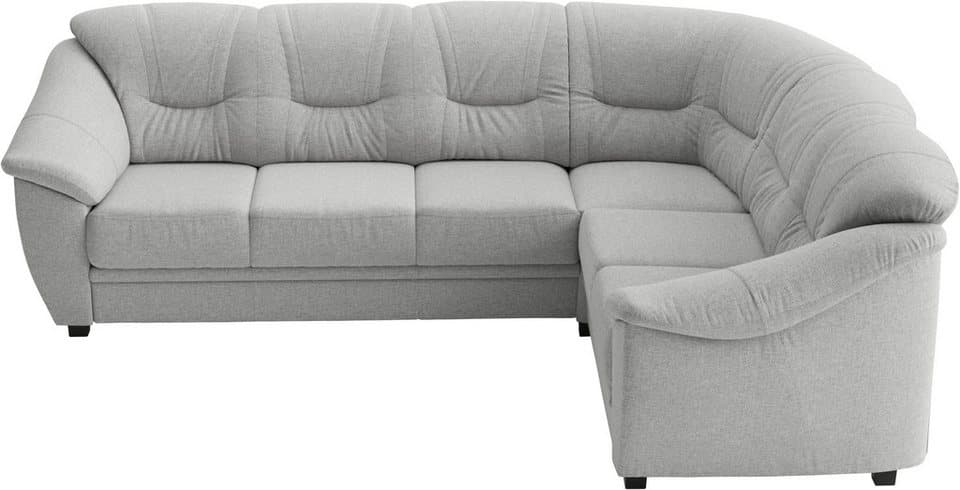 sit&more Ecksofa Savona L-Form, B. 262cm, klassisches Design, Federkern, Komfort Sitz, mit Federkern, optional mit Schlaffunktion