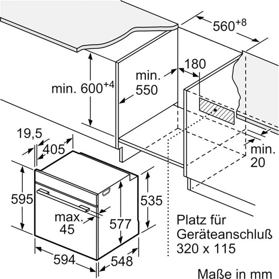 SIEMENS Backofen iQ700 HB734G1B1, mit Teleskopauszug nachrüstbar, ecoClean, Air Fry Funktion für knusprige Ergebnisse & Schnellaufheizungung - Thumbnail 11