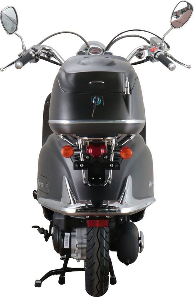 Alpha Motors Motorroller Retro Firenze, 50 ccm, 45 km/h, Euro 5, (mit Topcase), mit Lenkerschloss, im Retro-Look - Thumbnail 8