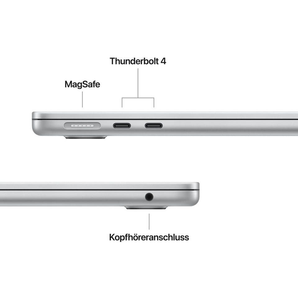 Apple MacBook Air 13" CTO Notebook (34,46 cm/13,6 Zoll, Apple M5, 10-Core GPU, 16 GB, 2000 GB SSD) - Thumbnail 6