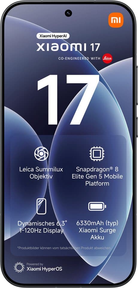 Xiaomi 17 12+512 GB Smartphone (16 cm/6,3 Zoll, 512 GB Speicherplatz, 50 MP Kamera) - Thumbnail 2