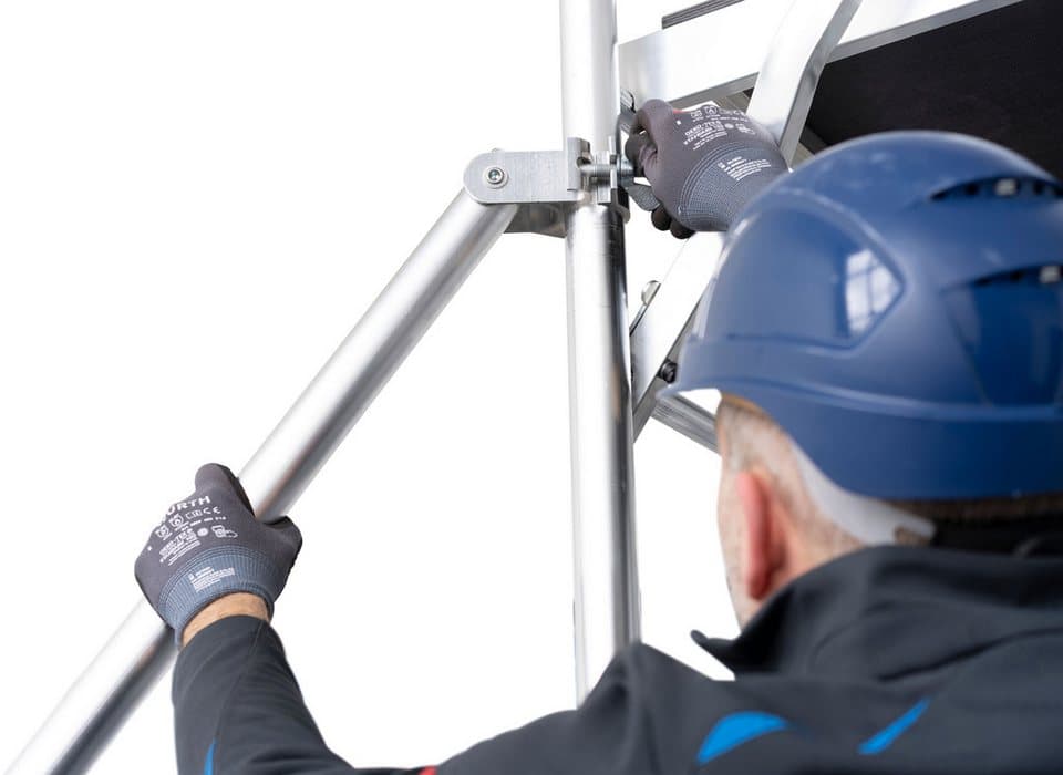 KRAUSE Fahrgerüst ProTec XS Alu-FaltGerüst, (Set), Arbeitshöhe: 6,8 Meter - Thumbnail 8
