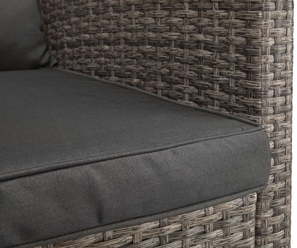 KONIFERA Gartenlounge-Set Keros Premium, (Set, 20-tlg., 2x 2er Sofa, 1x Ecke, 1x Sessel, 2x Hocker, 1x Tisch 145x75x67,5cm), Ecklounge, Polyrattan, Stahl, geeignet für 8 Personen, inkl. Auflagen - Thumbnail 20
