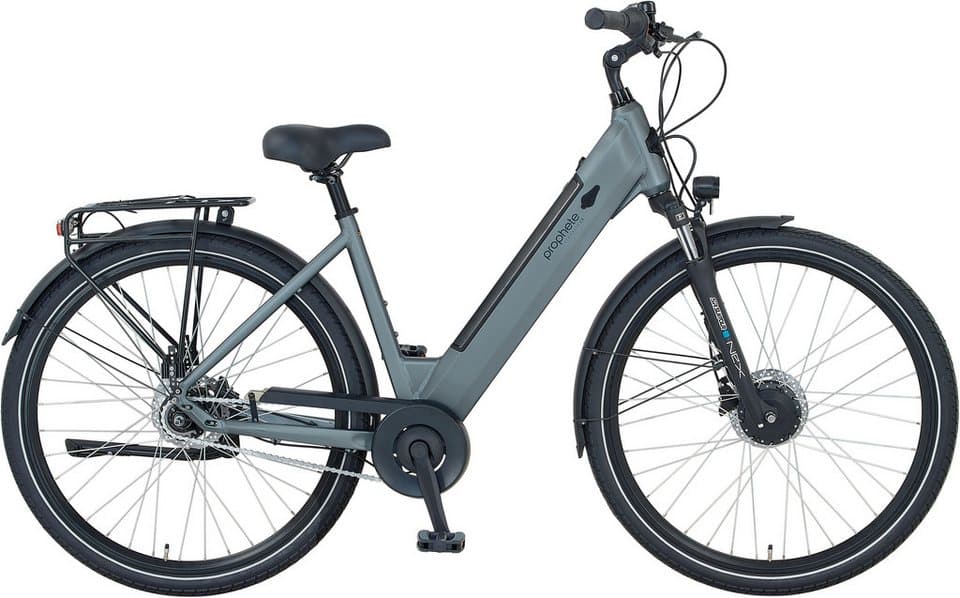 Prophete E-Bike Cityrad Geniesser 2.8, 7 Gang Shimano Nexus Schaltwerk, Nabenschaltung, Frontmotor, 540 Wh, Pedelec, Elektrofahrrad für Damen u. Herren