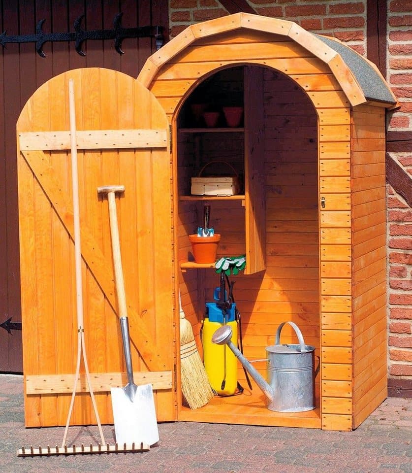 promadino Garten-Geräteschrank Roma klein, BxT: 110x83 cm - Thumbnail 2