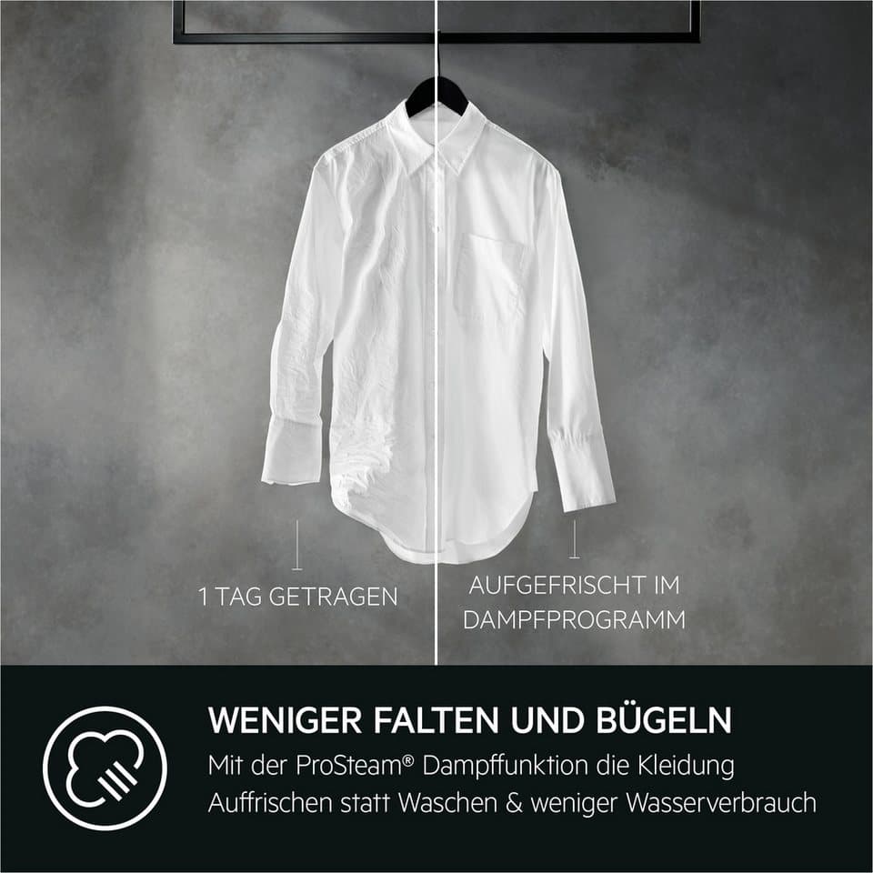 AEG Waschmaschine Toplader 7000 ProSteam® LTR7A70260, 6 kg, 1200 U/min, ProSteam®: Auffrischen mit Dampf statt Waschen und 96 % Wasser sparen - Thumbnail 3