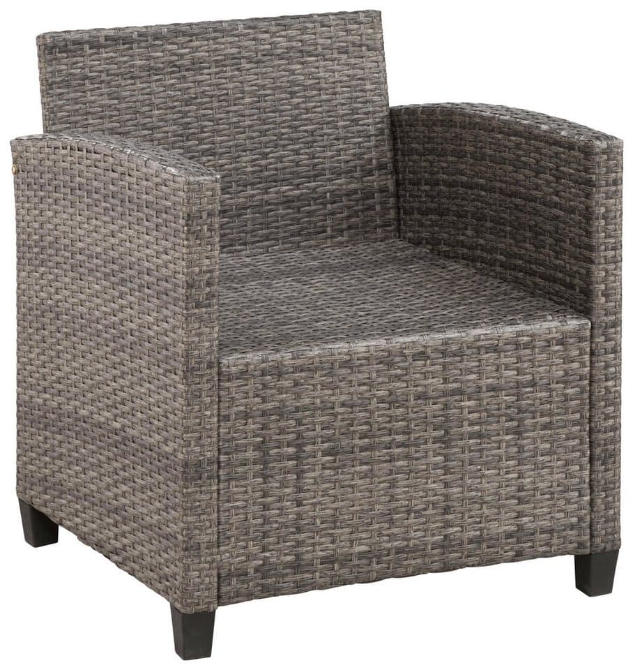 KONIFERA Gartenlounge-Set Keros Premium, (Set, 20-tlg., 2x 2er Sofa, 1x Ecke, 1x Sessel, 2x Hocker, 1x Tisch 145x75x67,5cm), Ecklounge, Polyrattan, Stahl, geeignet für 8 Personen, inkl. Auflagen - Thumbnail 10