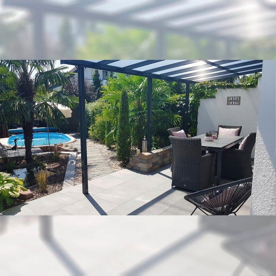 Beckmann Terrassendach TREND Gr. 3, BxT: 435x250 cm, Bedachung Doppelstegplatten - Thumbnail 5